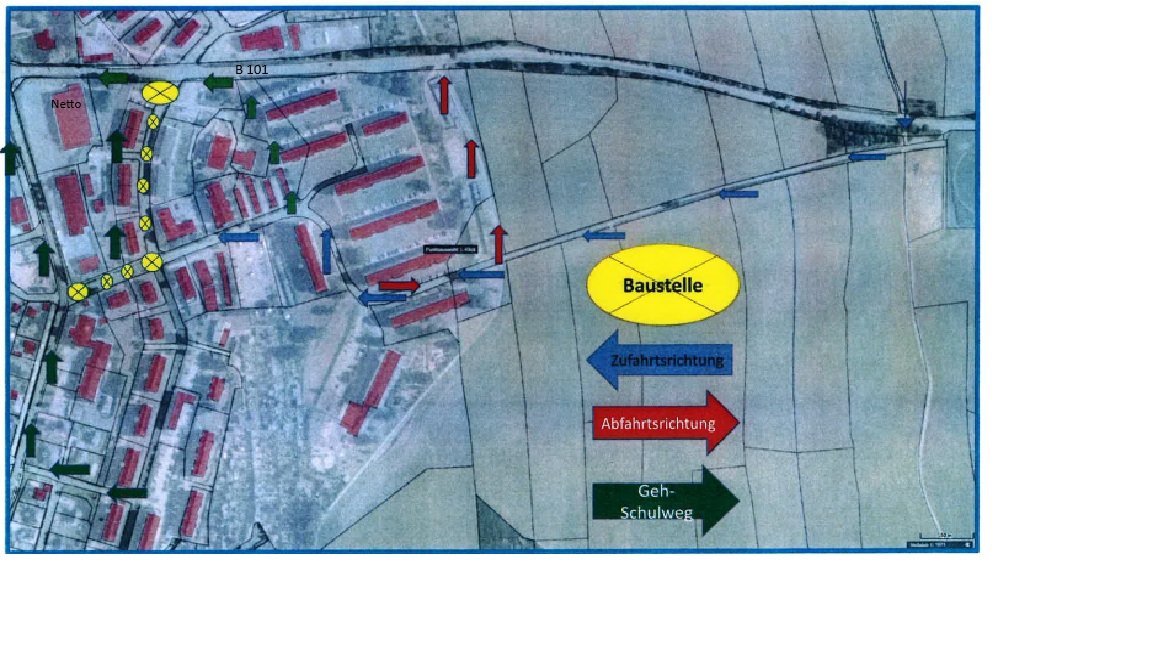 Baumaßnahmen / Straßensperrungen an der Rud.-Harbig-Straße und Beethovenstraße